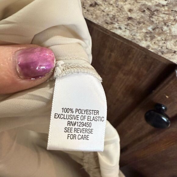 Apt 9 Cream Blue Floral Top Women's Extra Large - Picture 5 of 9